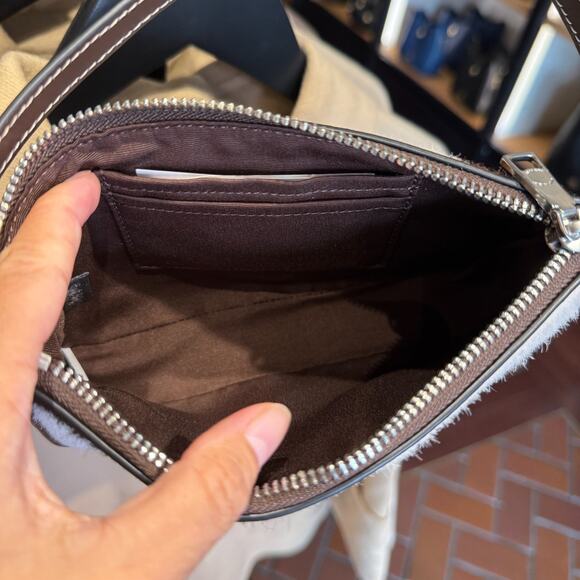 COACH Nolita 19 With Cow Print CCV61, cow printed haircalf/Sv/Cow Multi - Picture 5 of 10